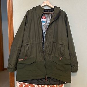 Omni Heat women’s Colombia Jacket in army green